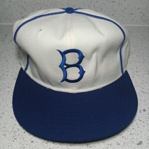 Vintage New Era Pro Model Brooklyn Dodgers MLB Pinstripe Wool Size 7 1/2